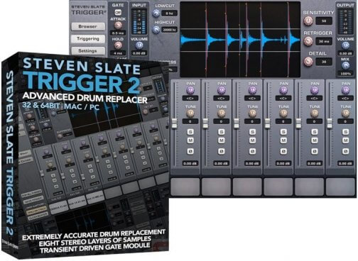 use steven slate trigger 2 with addictive drum samples