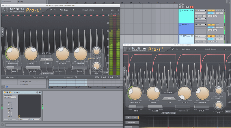 Sidechain Compression with Pro C2