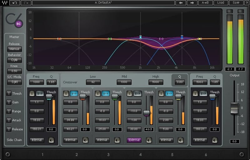 Multiband Sidechain Compressor by Waves