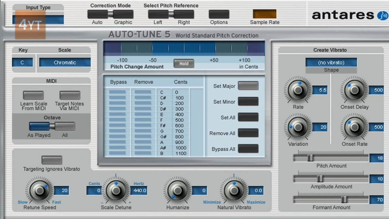 antares autotune 5 pitch correction plug in