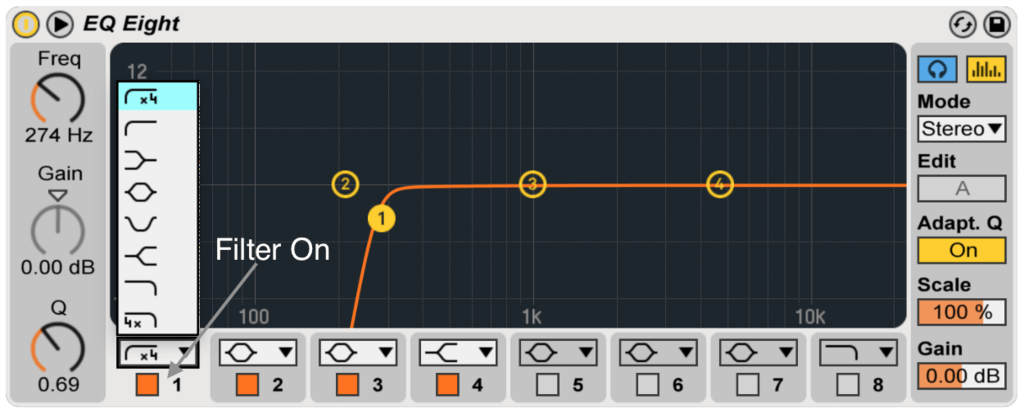 Ableton EQ