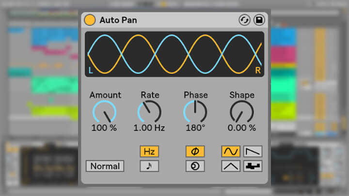 Auto Pan Ableton