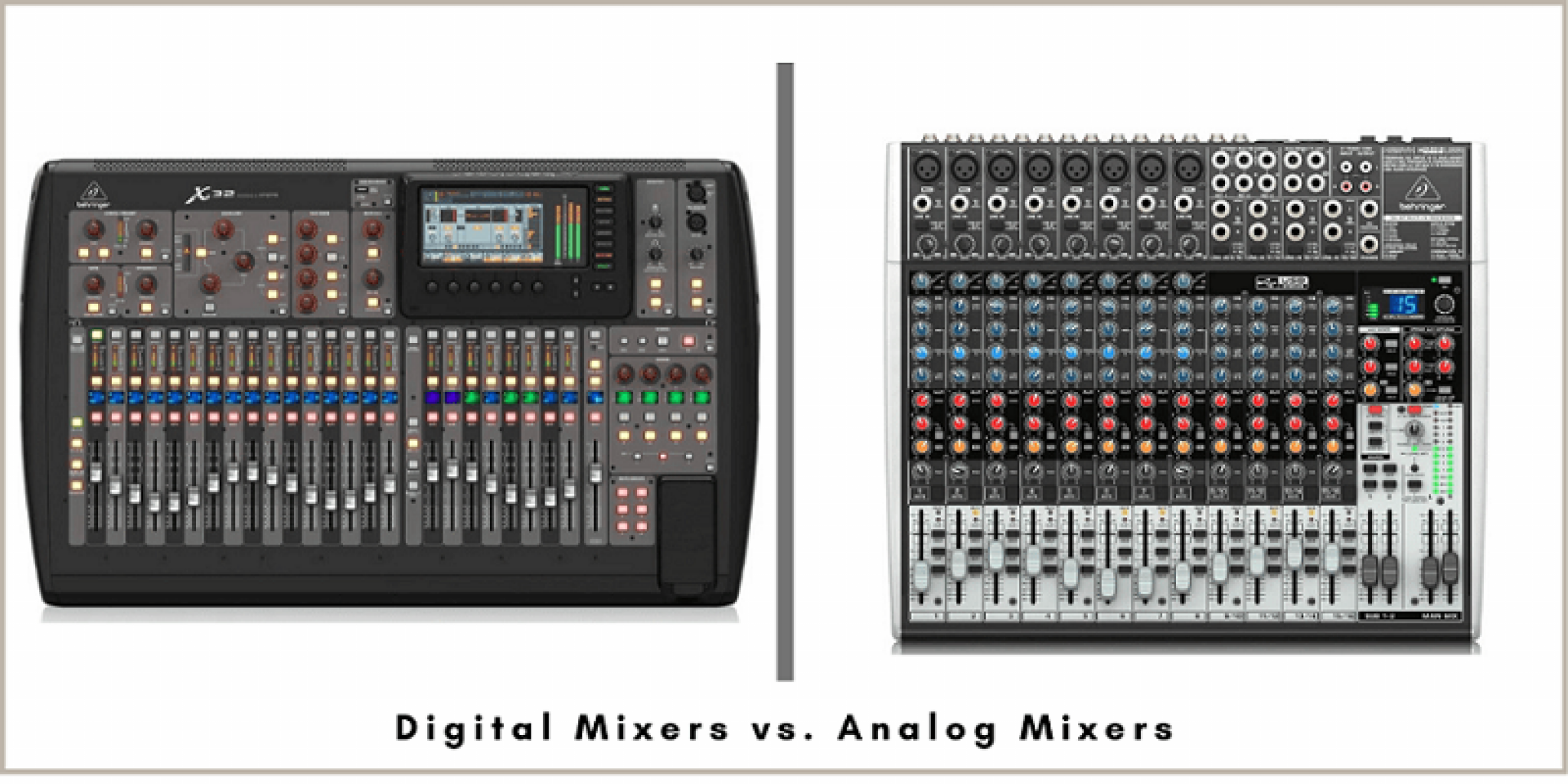 Best Analog & Digital Audio Mixers for 2023 Buyers Guide!