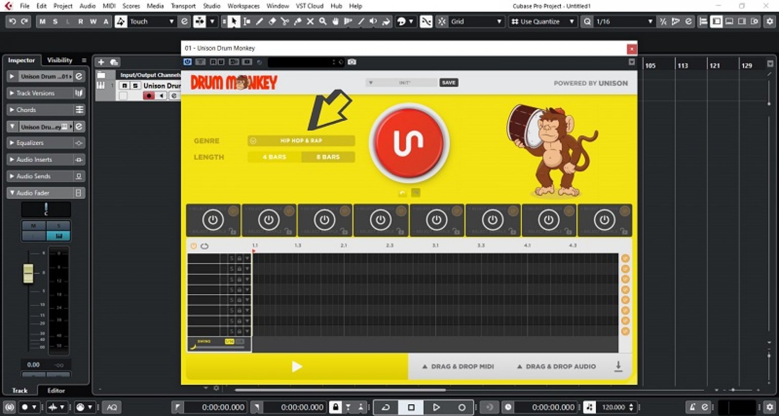 Unison Drum Monkey Review: Generate Great Sounding Drums for Your Project!