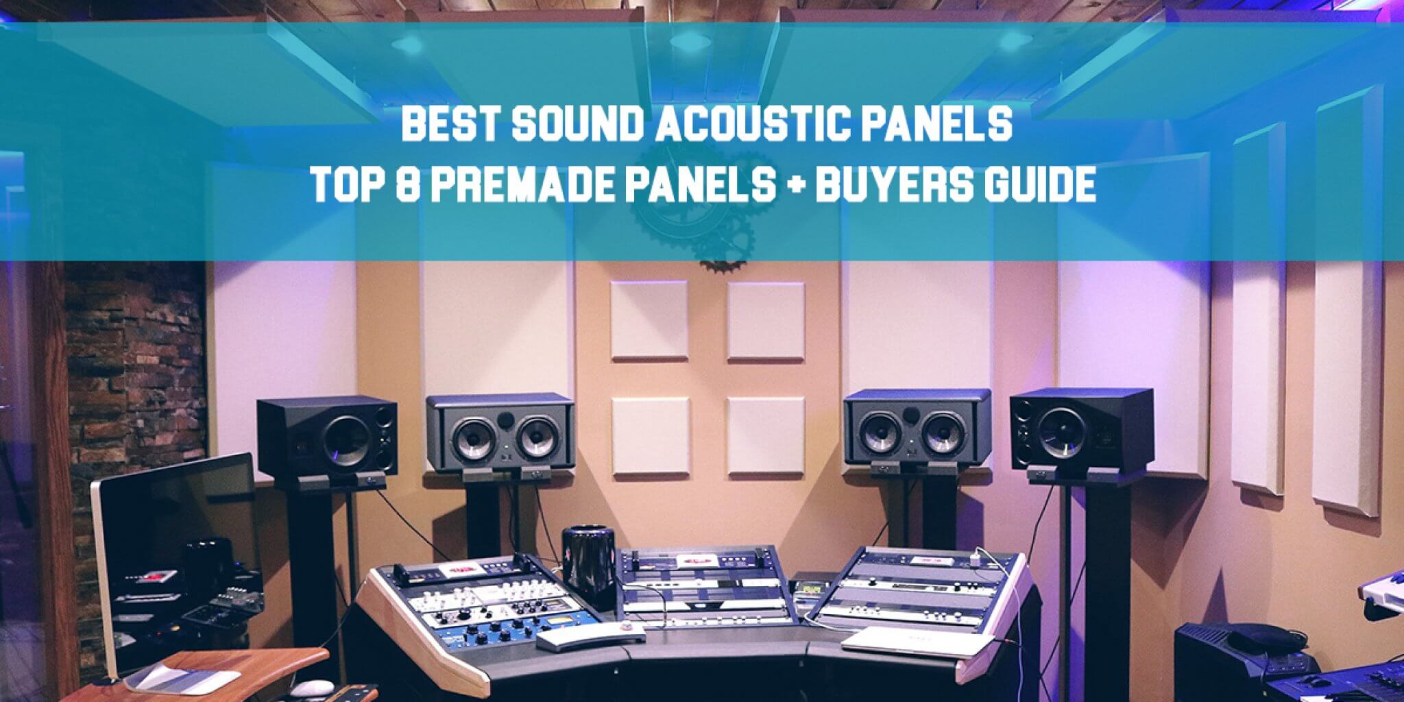 Best Sound Acoustic Panels: Top 8 Premade Panels + Buyers Guide ...