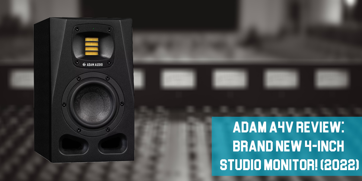 Adam A4V Review: Brand New 4-Inch Studio Monitor! (2023)