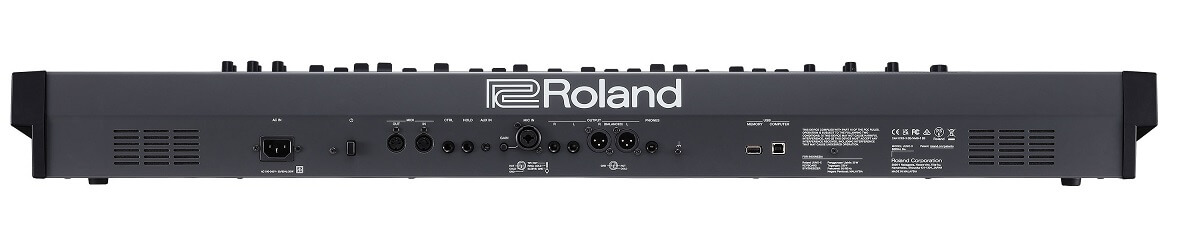 Roland Juno X Rear Panel