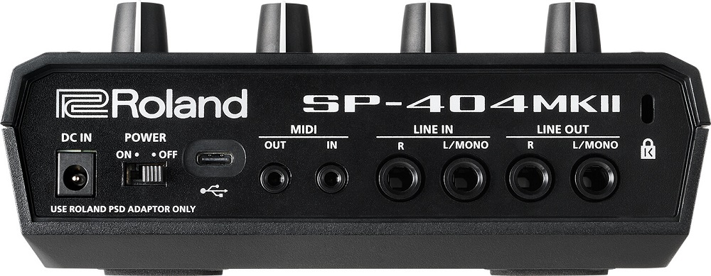 Roland SP-404MKII Rear Panel