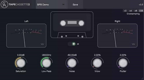 Tape Cassette 2 - Best Free Tape Emulation Plugins