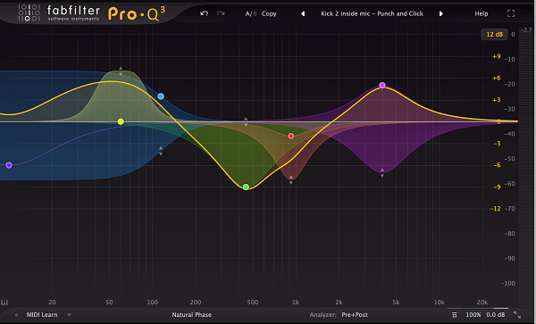Pro Q3 by FabFilter - Linear Phase EQ Plugins