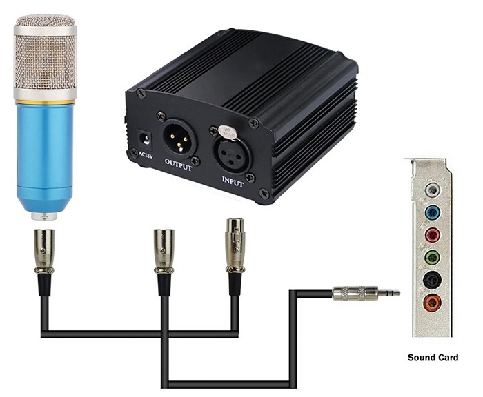 Phantom Power for Condenser Microphone