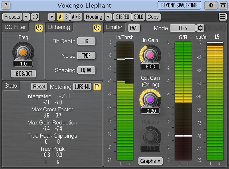 Voxengo Elephant - best free limiter plugins