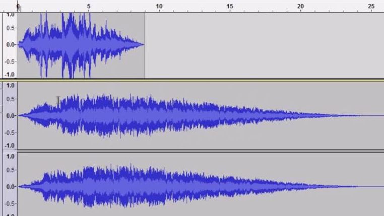 Another example for layering audio files