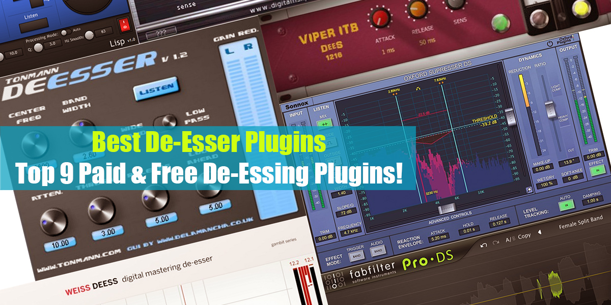 Best De-Esser Plugins: Top 9 Paid & Free De-Essing Plugins!